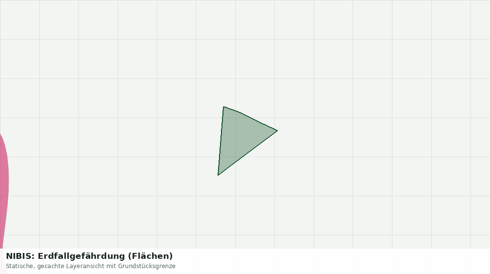 Statische Kartenansicht: NIBIS: Erdfallgefährdung (Flächen)