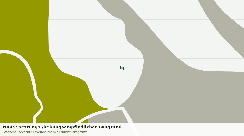 Statische Kartenansicht: NIBIS: setzungs-/hebungsempfindlicher Baugrund