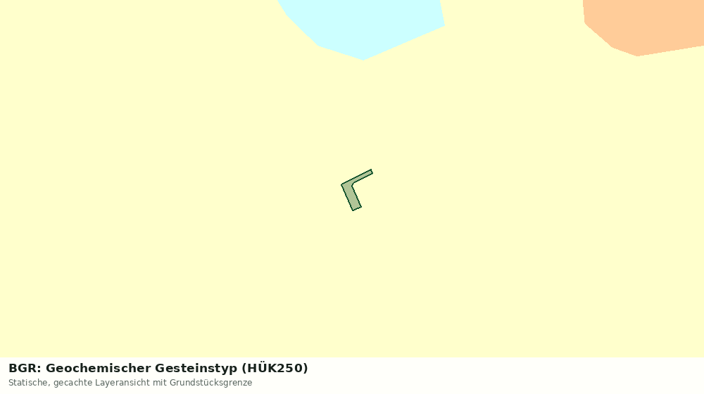 Statische Kartenansicht: BGR: Geochemischer Gesteinstyp (HÜK250)