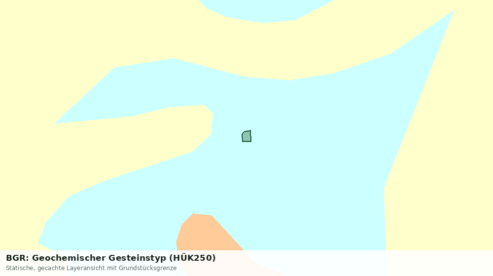 Statische Kartenansicht: BGR: Geochemischer Gesteinstyp (HÜK250)