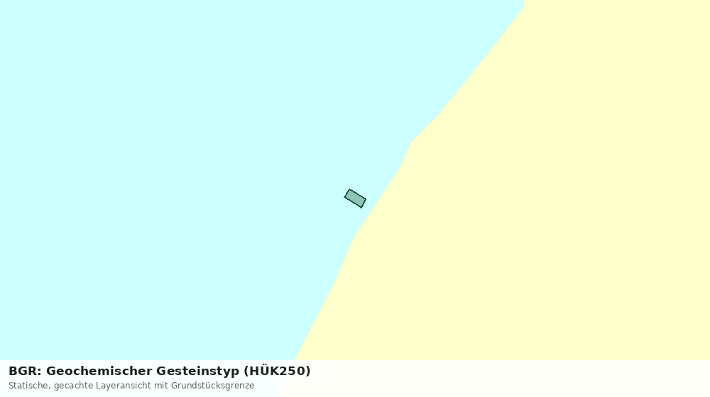 Statische Kartenansicht: BGR: Geochemischer Gesteinstyp (HÜK250)