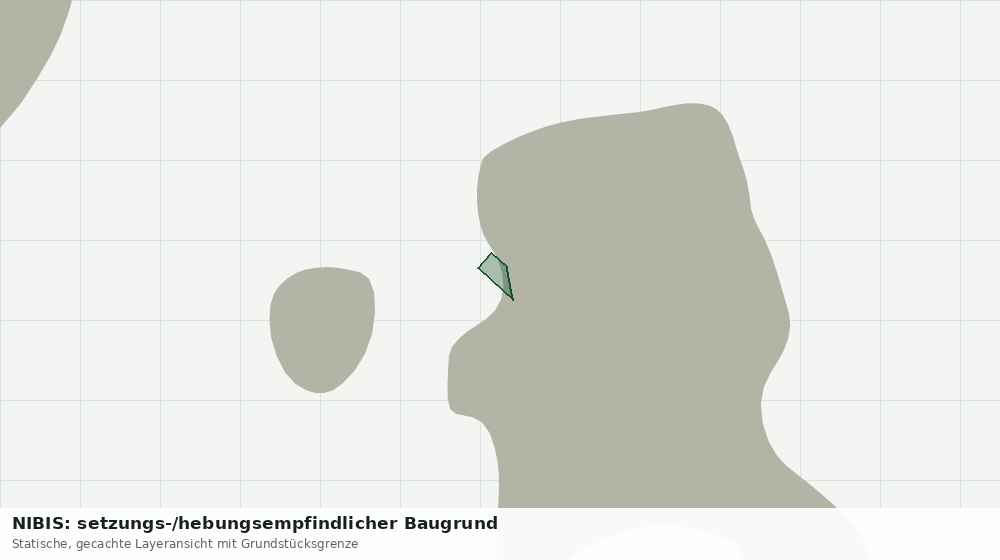 Statische Kartenansicht: NIBIS: setzungs-/hebungsempfindlicher Baugrund