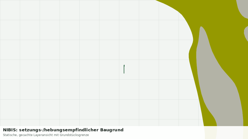 Statische Kartenansicht: NIBIS: setzungs-/hebungsempfindlicher Baugrund