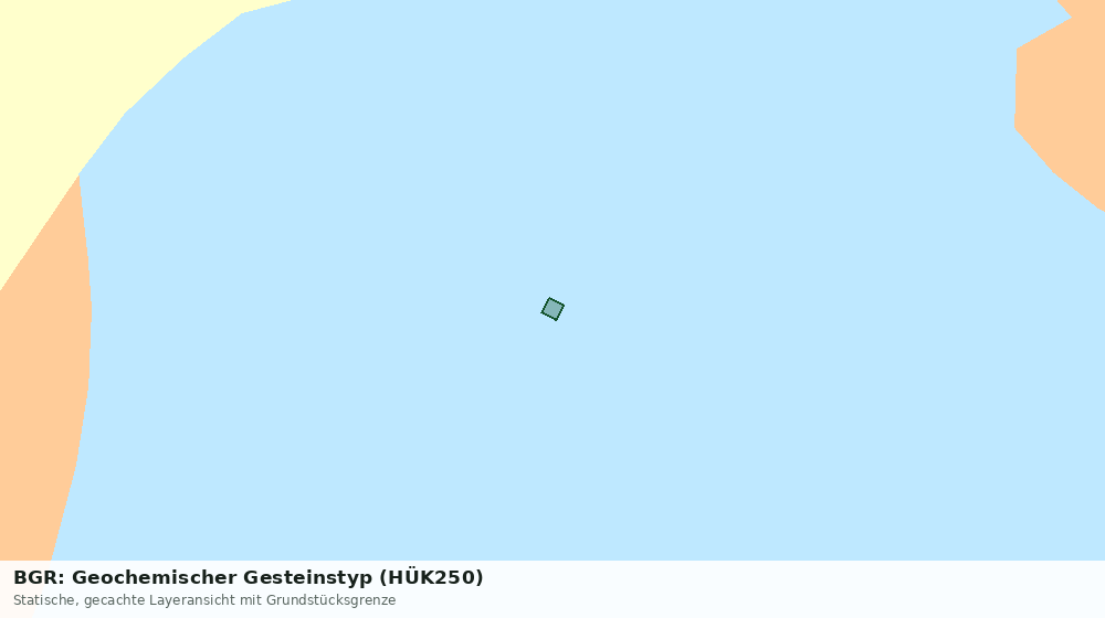 Statische Kartenansicht: BGR: Geochemischer Gesteinstyp (HÜK250)