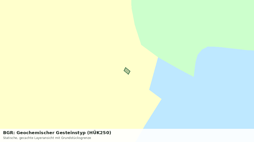 Statische Kartenansicht: BGR: Geochemischer Gesteinstyp (HÜK250)