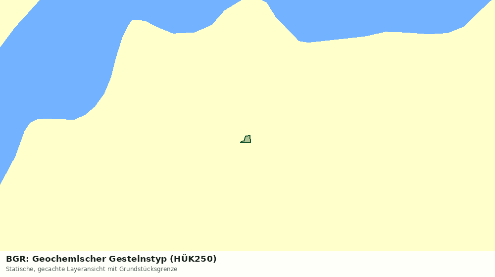 Statische Kartenansicht: BGR: Geochemischer Gesteinstyp (HÜK250)