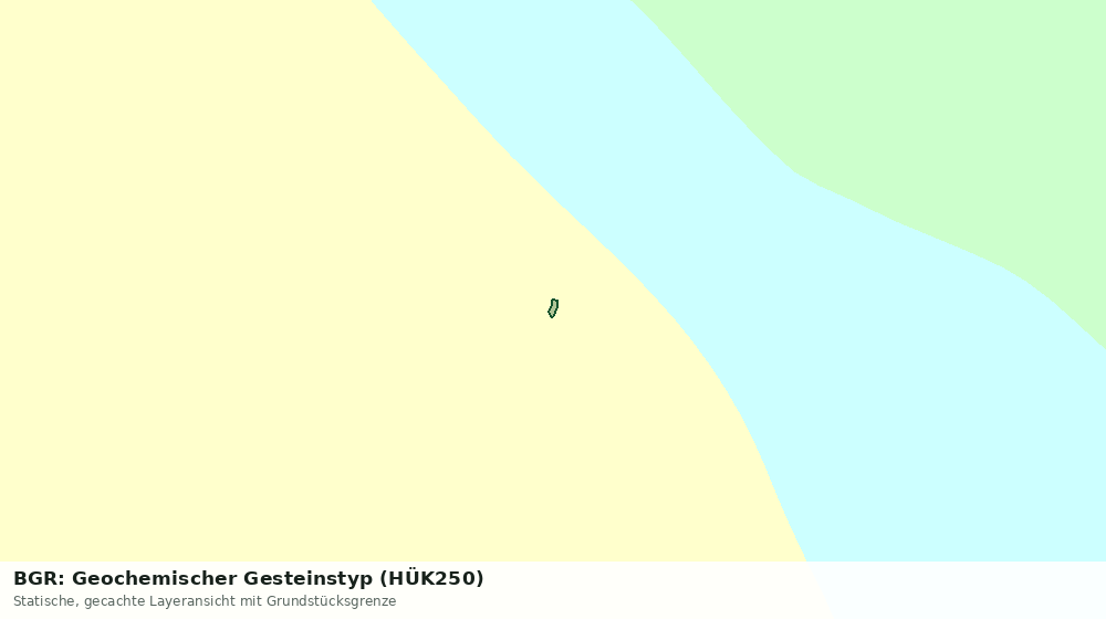Statische Kartenansicht: BGR: Geochemischer Gesteinstyp (HÜK250)