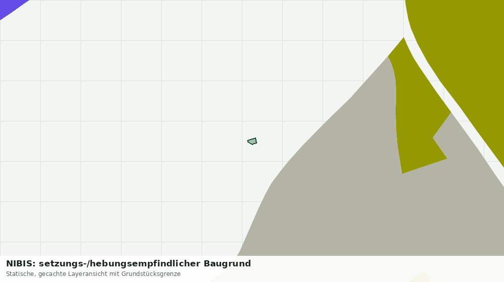 Statische Kartenansicht: NIBIS: setzungs-/hebungsempfindlicher Baugrund