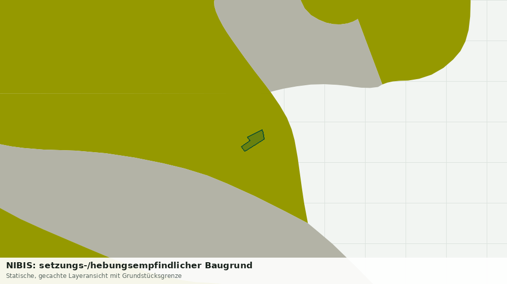 Statische Kartenansicht: NIBIS: setzungs-/hebungsempfindlicher Baugrund