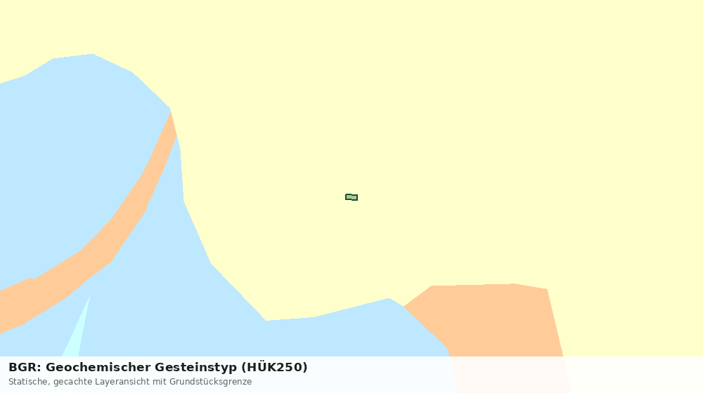Statische Kartenansicht: BGR: Geochemischer Gesteinstyp (HÜK250)