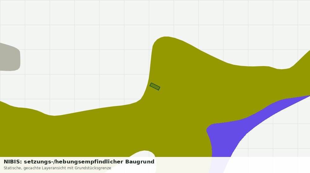 Statische Kartenansicht: NIBIS: setzungs-/hebungsempfindlicher Baugrund