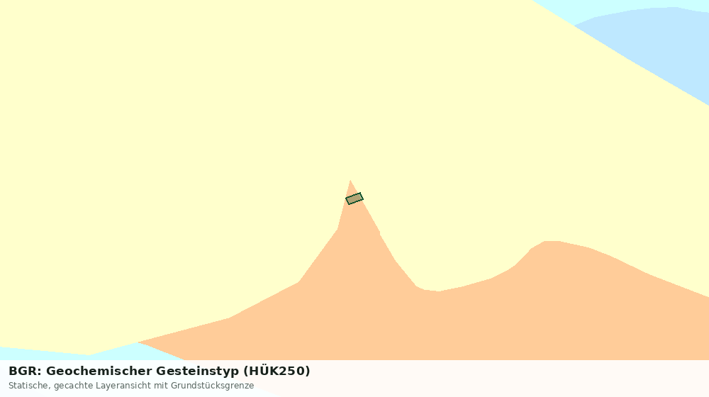 Statische Kartenansicht: BGR: Geochemischer Gesteinstyp (HÜK250)