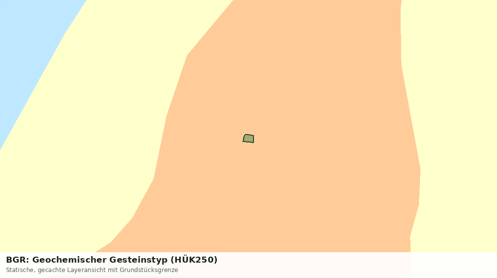 Statische Kartenansicht: BGR: Geochemischer Gesteinstyp (HÜK250)