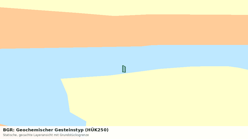 Statische Kartenansicht: BGR: Geochemischer Gesteinstyp (HÜK250)