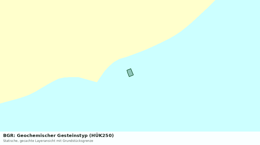 Statische Kartenansicht: BGR: Geochemischer Gesteinstyp (HÜK250)