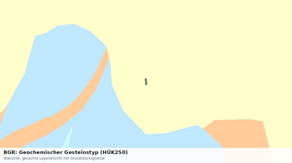 Statische Kartenansicht: BGR: Geochemischer Gesteinstyp (HÜK250)