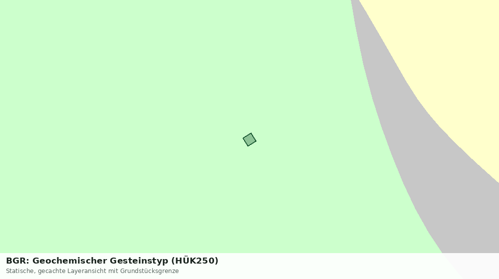 Statische Kartenansicht: BGR: Geochemischer Gesteinstyp (HÜK250)