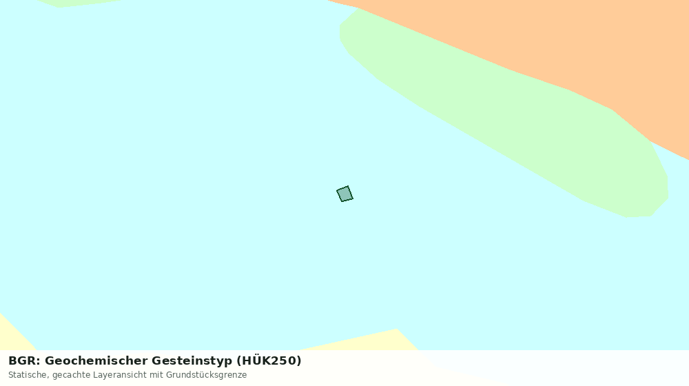 Statische Kartenansicht: BGR: Geochemischer Gesteinstyp (HÜK250)