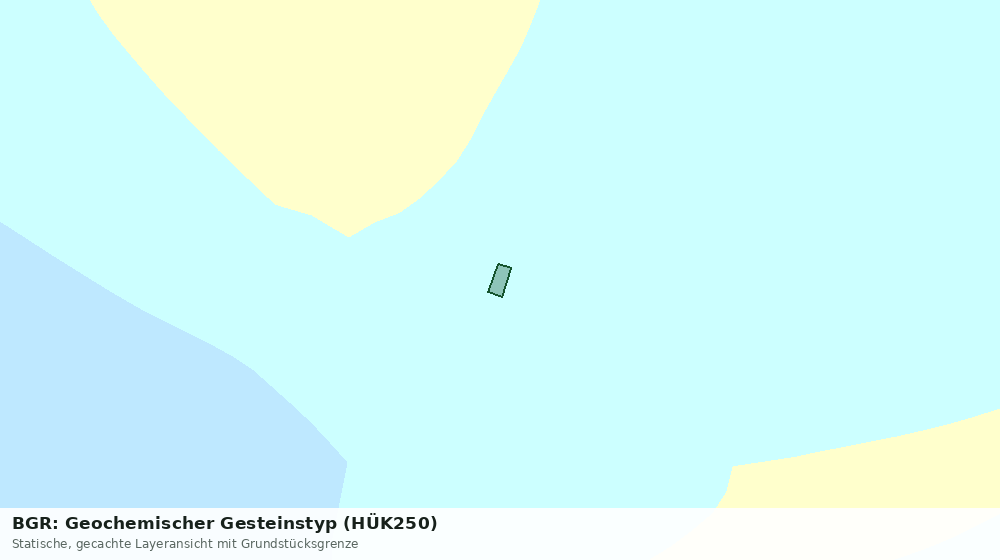 Statische Kartenansicht: BGR: Geochemischer Gesteinstyp (HÜK250)