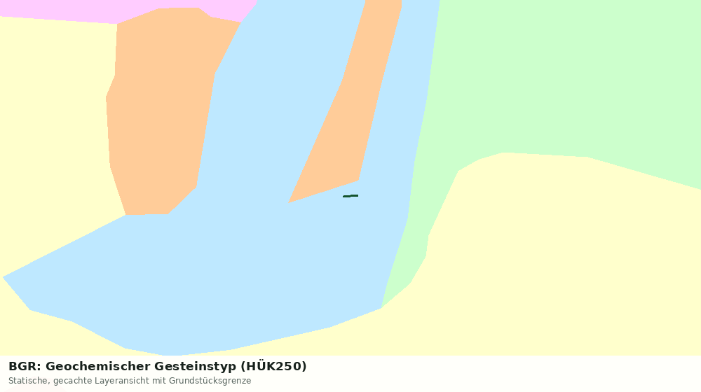 Statische Kartenansicht: BGR: Geochemischer Gesteinstyp (HÜK250)