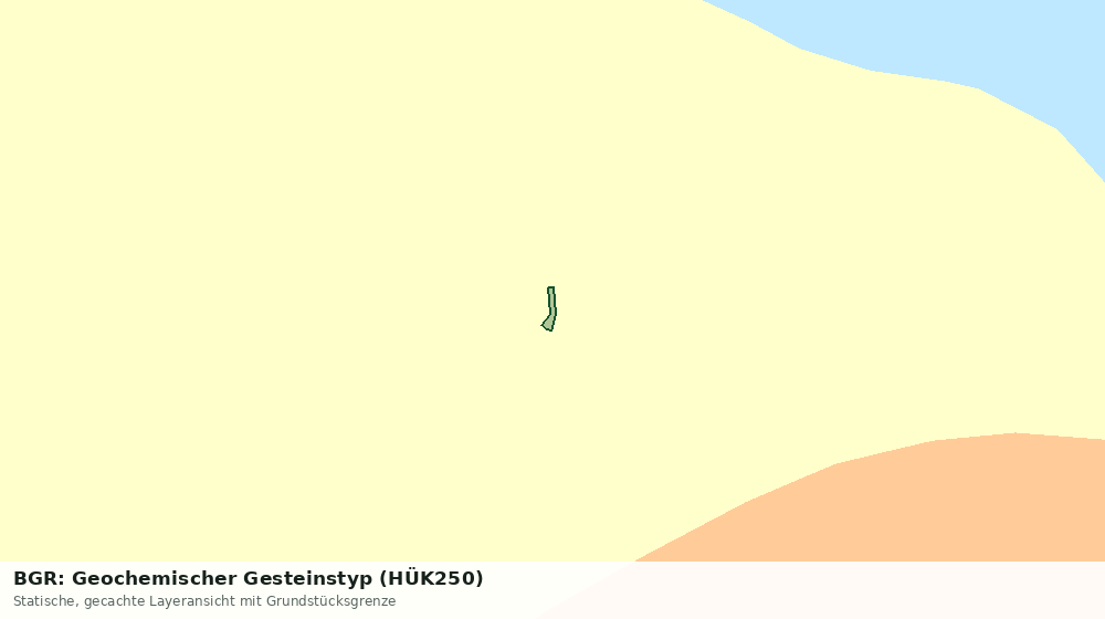 Statische Kartenansicht: BGR: Geochemischer Gesteinstyp (HÜK250)