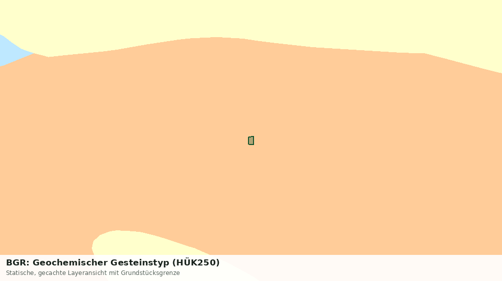 Statische Kartenansicht: BGR: Geochemischer Gesteinstyp (HÜK250)