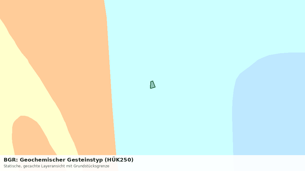 Statische Kartenansicht: BGR: Geochemischer Gesteinstyp (HÜK250)