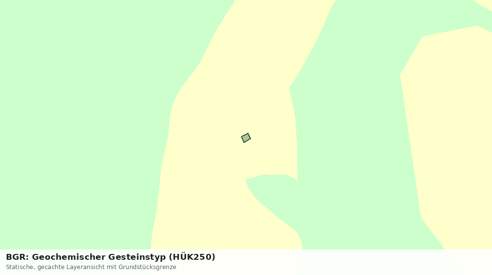 Statische Kartenansicht: BGR: Geochemischer Gesteinstyp (HÜK250)