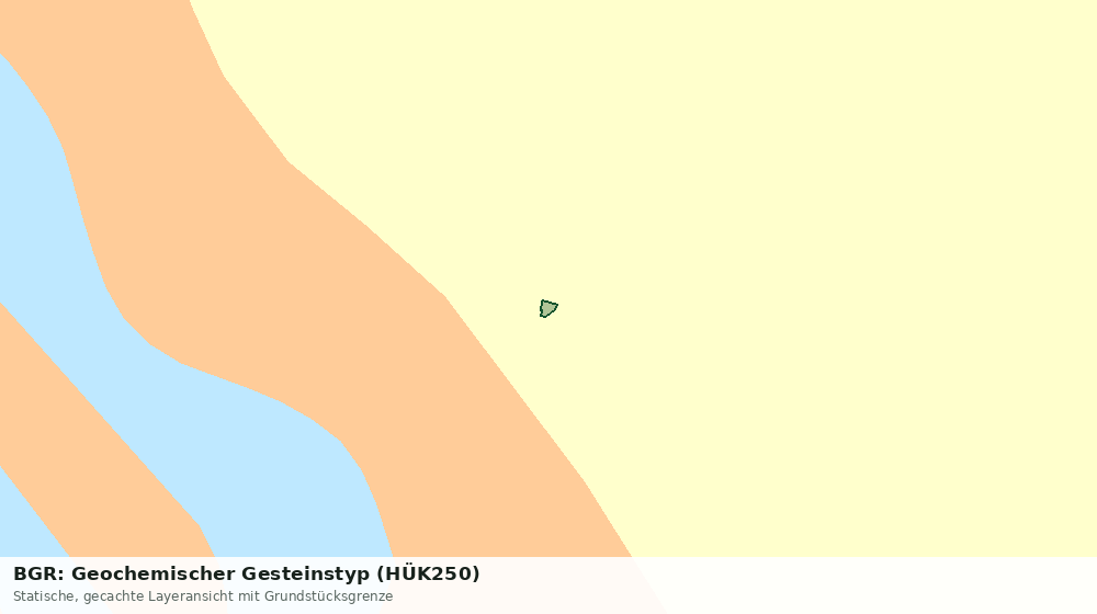 Statische Kartenansicht: BGR: Geochemischer Gesteinstyp (HÜK250)
