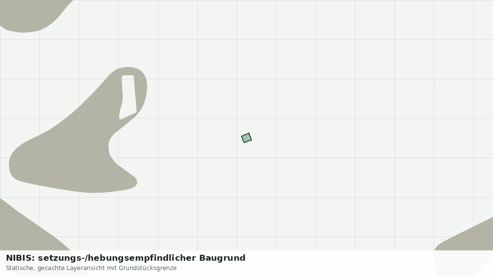 Statische Kartenansicht: NIBIS: setzungs-/hebungsempfindlicher Baugrund