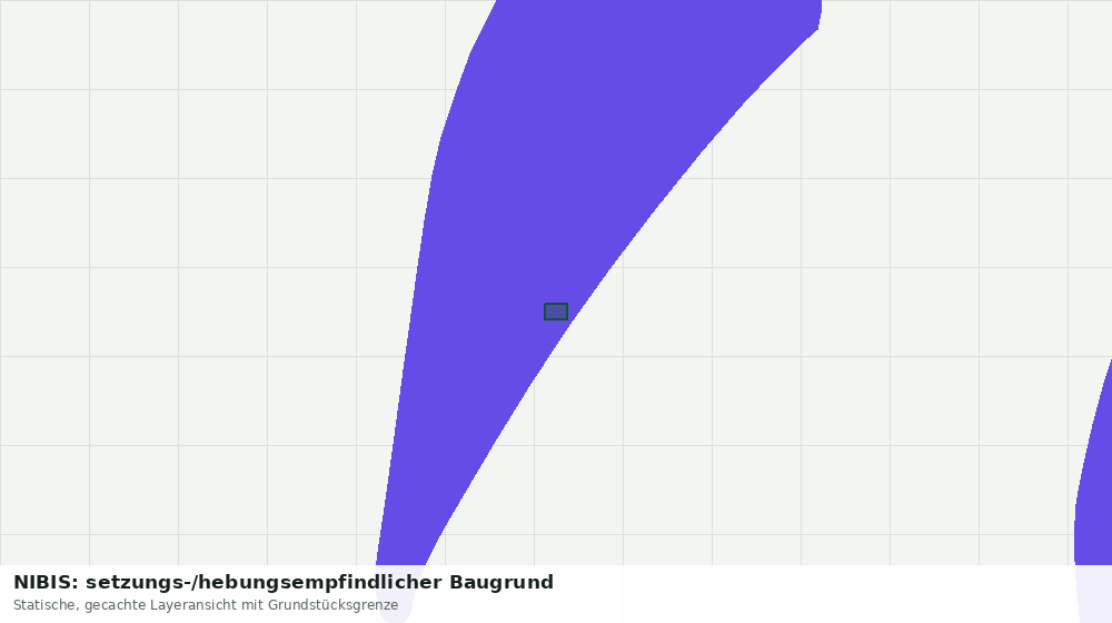 Statische Kartenansicht: NIBIS: setzungs-/hebungsempfindlicher Baugrund