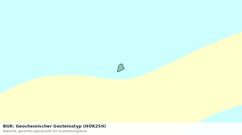 Statische Kartenansicht: BGR: Geochemischer Gesteinstyp (HÜK250)