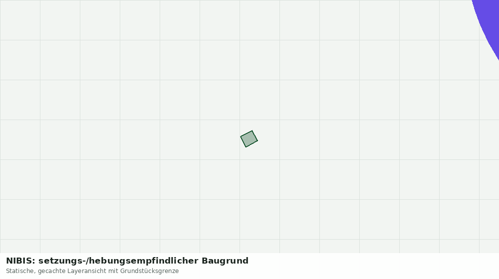 Statische Kartenansicht: NIBIS: setzungs-/hebungsempfindlicher Baugrund