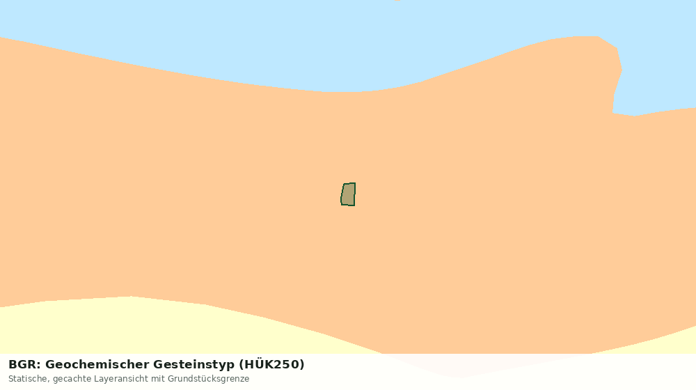 Statische Kartenansicht: BGR: Geochemischer Gesteinstyp (HÜK250)