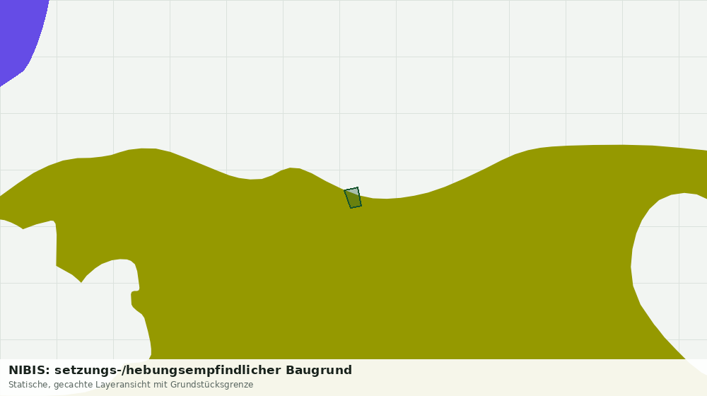 Statische Kartenansicht: NIBIS: setzungs-/hebungsempfindlicher Baugrund