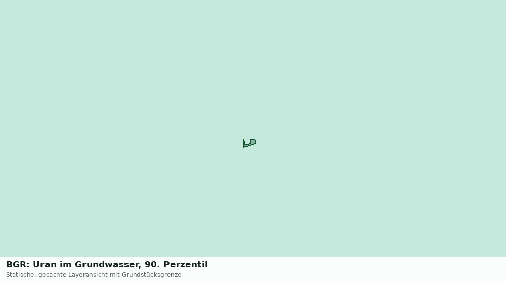 Statische Kartenansicht: BGR: Uran im Grundwasser, 90. Perzentil