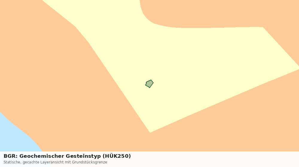 Statische Kartenansicht: BGR: Geochemischer Gesteinstyp (HÜK250)