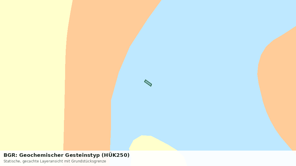 Statische Kartenansicht: BGR: Geochemischer Gesteinstyp (HÜK250)