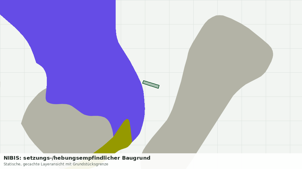 Statische Kartenansicht: NIBIS: setzungs-/hebungsempfindlicher Baugrund