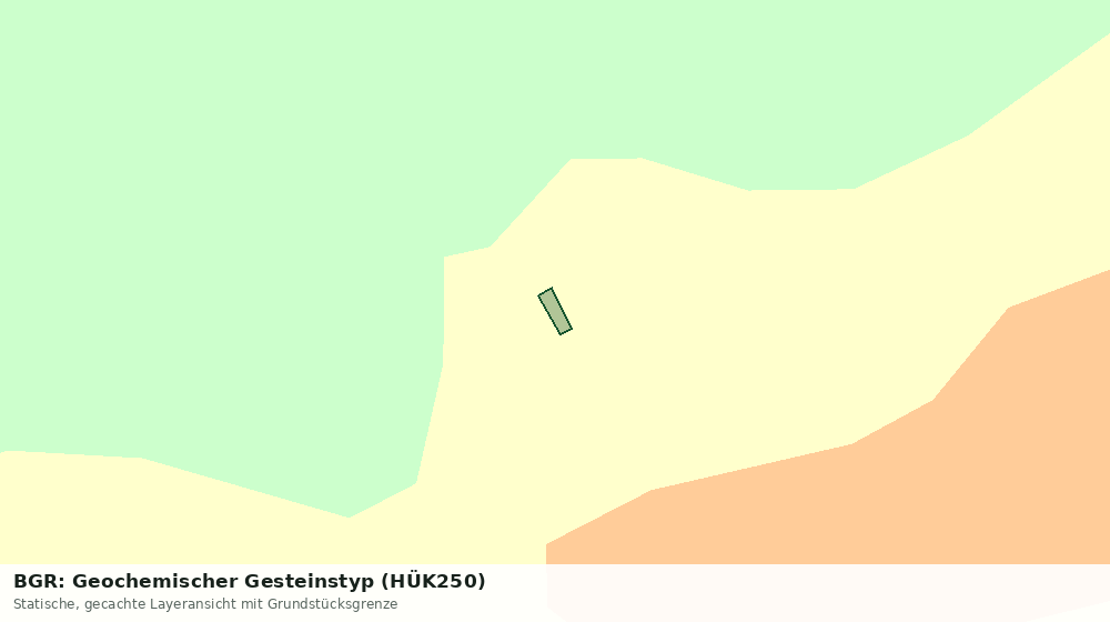 Statische Kartenansicht: BGR: Geochemischer Gesteinstyp (HÜK250)