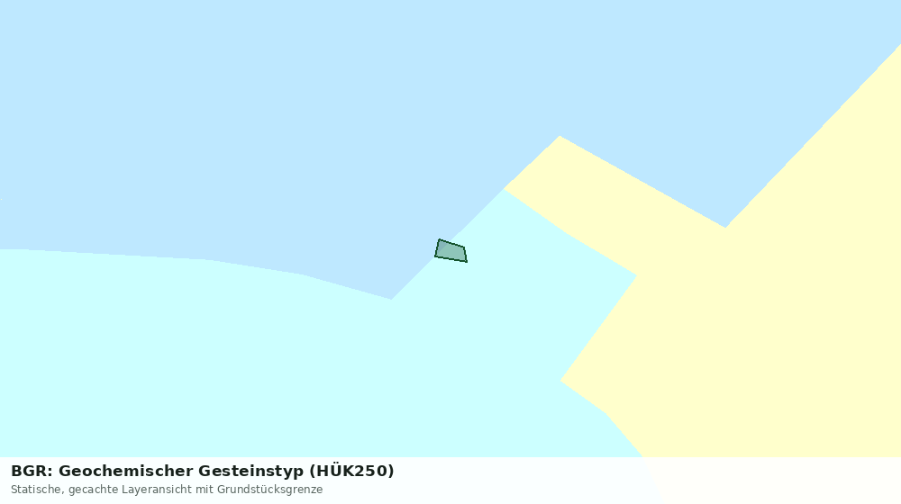 Statische Kartenansicht: BGR: Geochemischer Gesteinstyp (HÜK250)