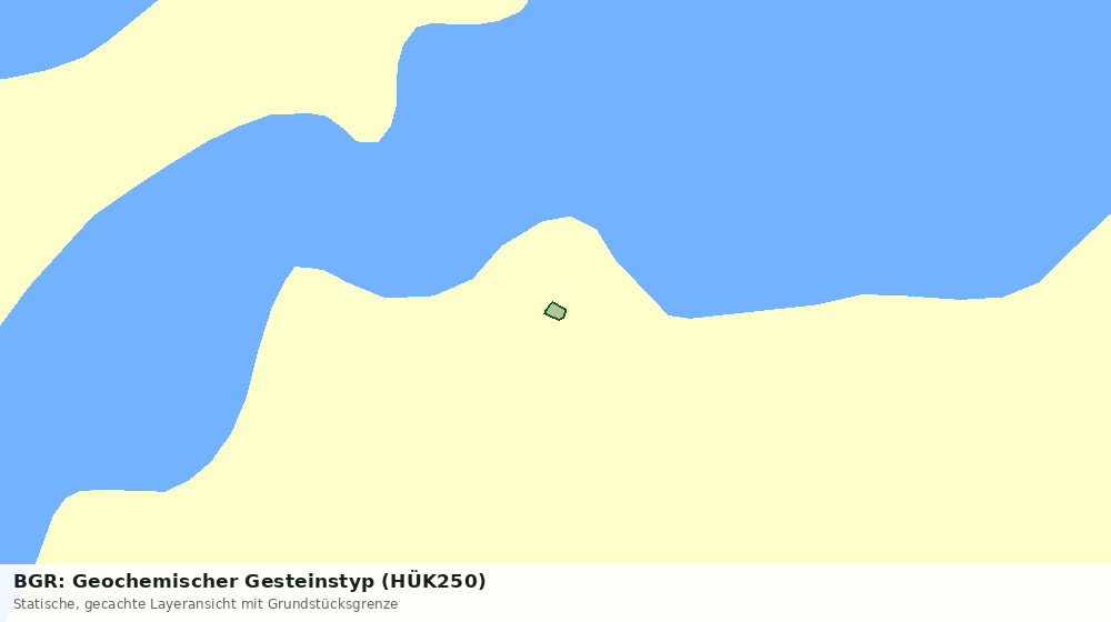 Statische Kartenansicht: BGR: Geochemischer Gesteinstyp (HÜK250)