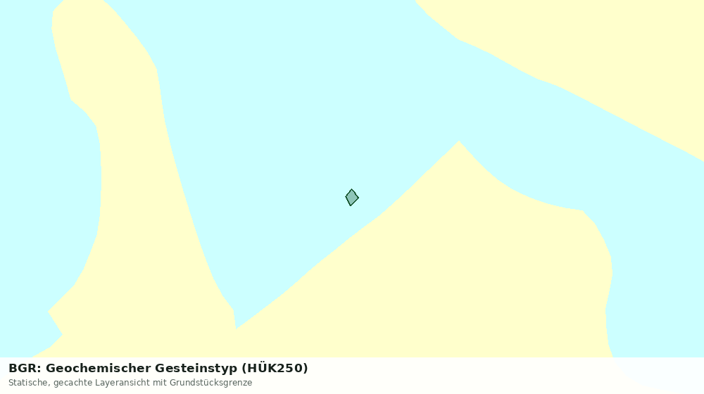 Statische Kartenansicht: BGR: Geochemischer Gesteinstyp (HÜK250)