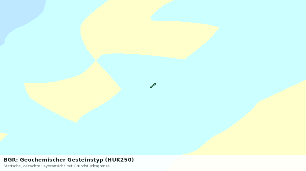 Statische Kartenansicht: BGR: Geochemischer Gesteinstyp (HÜK250)