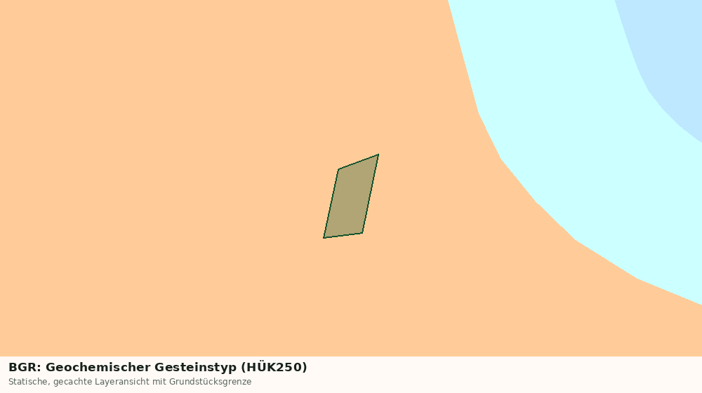 Statische Kartenansicht: BGR: Geochemischer Gesteinstyp (HÜK250)