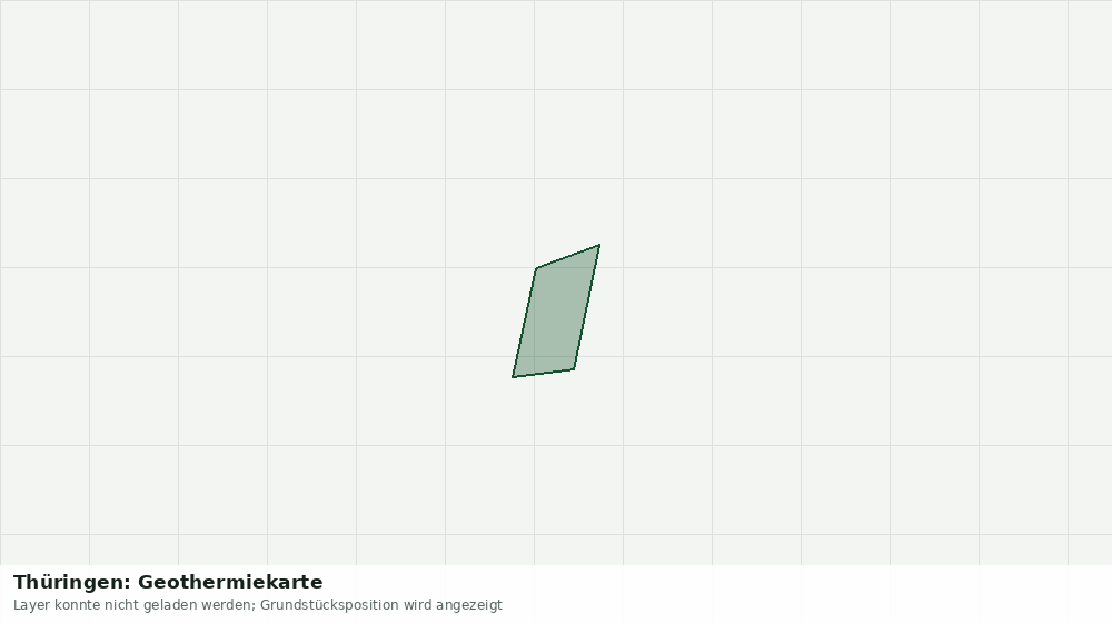 Statische Kartenansicht: Thüringen: Geothermiekarte