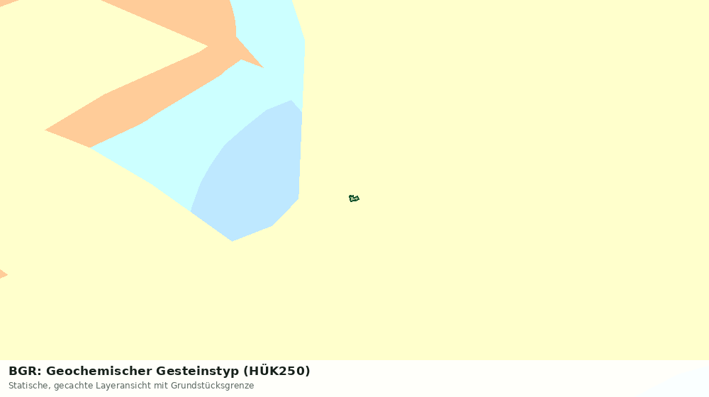 Statische Kartenansicht: BGR: Geochemischer Gesteinstyp (HÜK250)