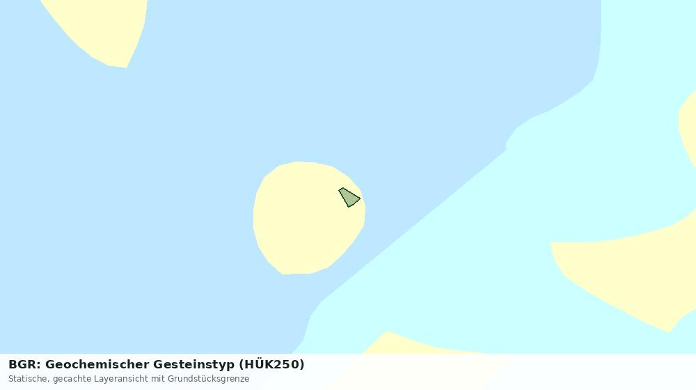 Statische Kartenansicht: BGR: Geochemischer Gesteinstyp (HÜK250)