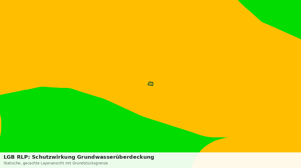 Statische Kartenansicht: LGB RLP: Schutzwirkung Grundwasserüberdeckung
