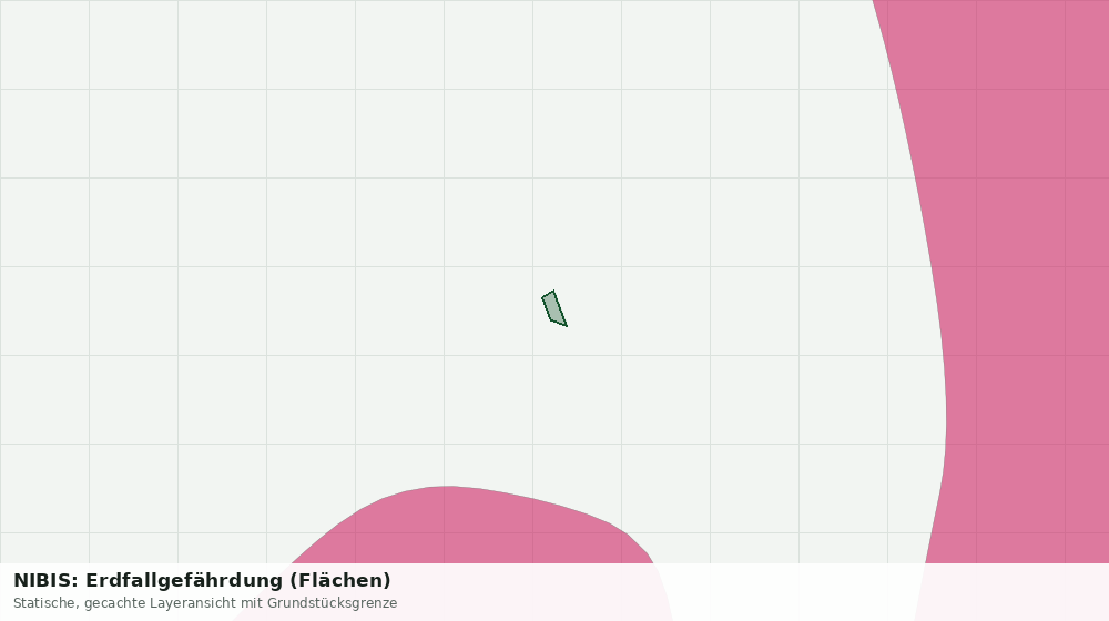 Statische Kartenansicht: NIBIS: Erdfallgefährdung (Flächen)